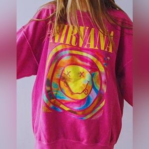 Urban Outfitters Oversized Nirvana Sweatshirt